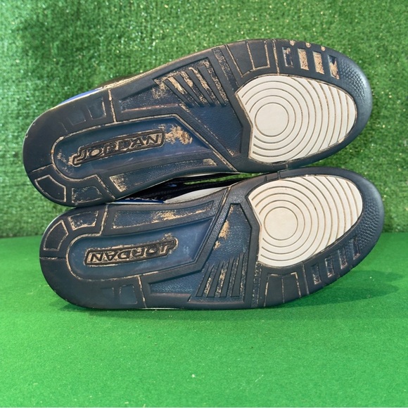 Nike Air Jordan 3 Retro Black Sport Blue 136064-007 Men’s Size 9.5 - Picture 5 of 7